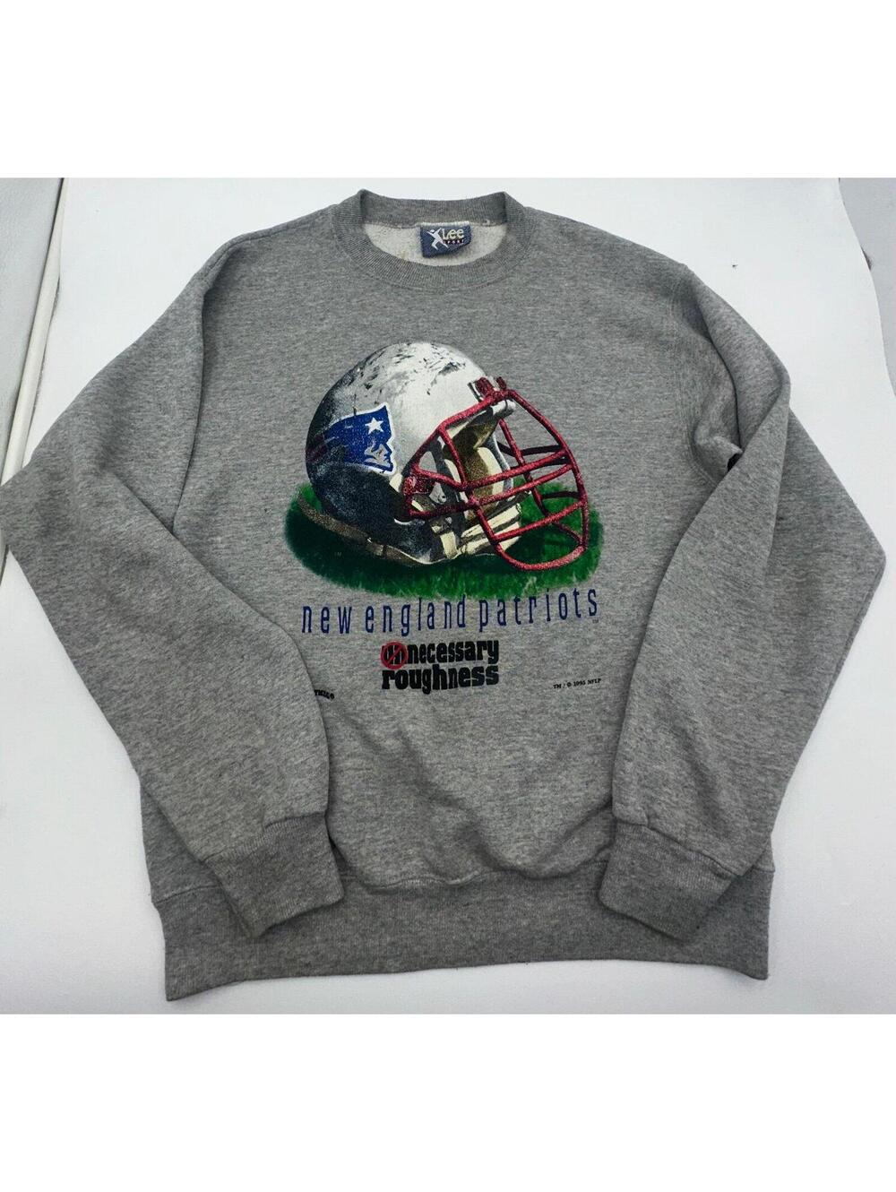 VTG LEE New England Patriots Men’s Sweatshirt Large 1995 Made in USA